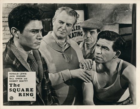 Ronald Lewis, Jack Warner, Bill Owen, Robert Beatty - The Square Ring - Lobby karty
