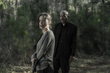 Christian Serratos, Seth Gilliam - The Walking Dead - Außenposten 22 - Filmfotos