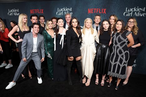 Luckiest Girl Alive NYC Premiere at Paris Theater on September 29, 2022 in New York City - Justine Lupe, Alex Barone, Finn Wittrock, Carson MacCormac, Jessica Knoll, Thomas Barbusca, Chiara Aurelia, Mike Barker, Mila Kunis, Bruna Papandrea, Erik Feig - Luckiest Girl Alive - Events