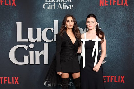 Luckiest Girl Alive NYC Premiere at Paris Theater on September 29, 2022 in New York City - Mila Kunis, Chiara Aurelia