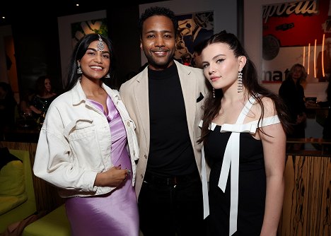 Luckiest Girl Alive NYC Premiere at Paris Theater on September 29, 2022 in New York City - Rebecca Ablack, Dalmar Abuzeid, Mila Kunis