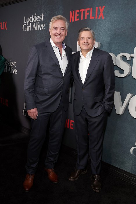 Luckiest Girl Alive NYC Premiere at Paris Theater on September 29, 2022 in New York City - Mike Barker, Ted Sarandos - Luckiest Girl Alive - Veranstaltungen