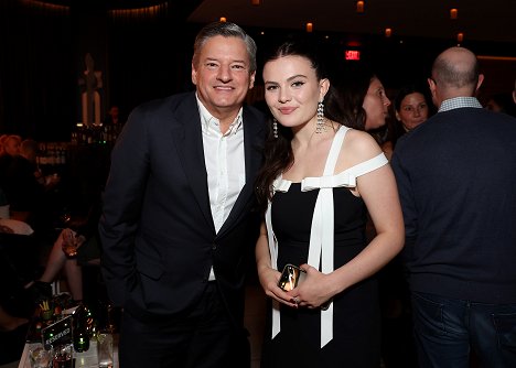 Luckiest Girl Alive NYC Premiere at Paris Theater on September 29, 2022 in New York City - Ted Sarandos, Chiara Aurelia - Luckiest Girl Alive - Eventos