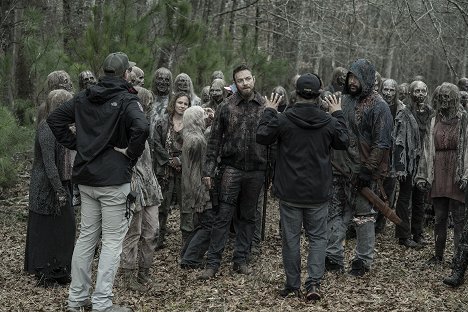 Ross Marquand, Cooper Andrews - Walking Dead - Family - Kuvat kuvauksista