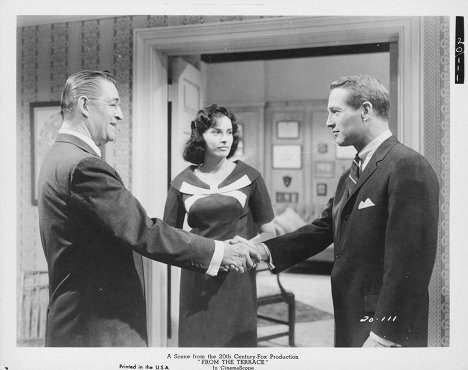Ted de Corsia, Ina Balin, Paul Newman - From the Terrace - Lobby Cards