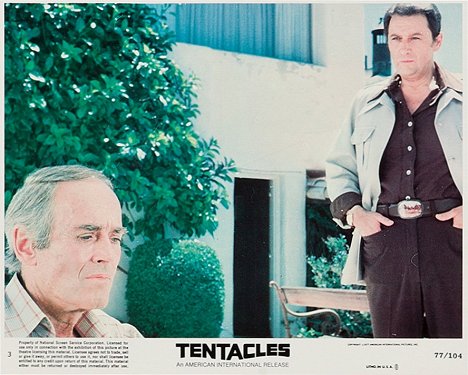 Henry Fonda, Cesare Danova - Tentacles - Lobby Cards
