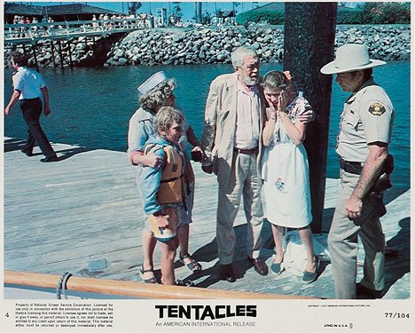 Shelley Winters, Henry Fonda, Claude Akins - Tentáculos - Cartões lobby