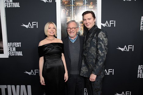 Special screening of THE FABELMANS at the AFI Fest at the TCL Chinese Theatre on November 06, 2022 in Hollywood, CA, USA - Michelle Williams, Steven Spielberg, Paul Dano - Fabelmanovci - Z akcií