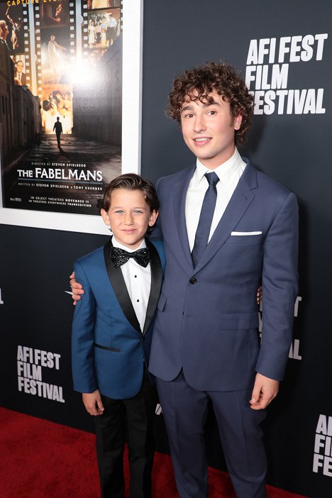 Special screening of THE FABELMANS at the AFI Fest at the TCL Chinese Theatre on November 06, 2022 in Hollywood, CA, USA - Mateo Zoryon Francis-DeFord, Gabriel LaBelle - Fabelmanowie - Z imprez
