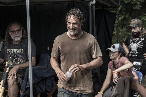 Greg Nicotero, Andrew Lincoln - Živí mrtví - Odpočívej v pokoji - Z natáčení