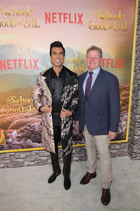 World Premiere Of Netflix's The School For Good And Evil at Regency Village Theatre on October 18, 2022 in Los Angeles, California - Soman Chainani, David Magee
