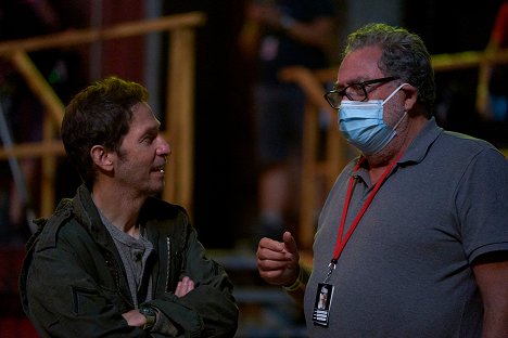 Tim Blake Nelson, Guillermo Navarro - Guillermo del Toro: Rémségek tára - A 36-os raktár - Forgatási fotók