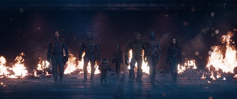 Chris Pratt, Dave Bautista, Zoe Saldana, Karen Gillan, Pom Klementieff - Guardians of the Galaxy Vol. 3 - Filmfotos