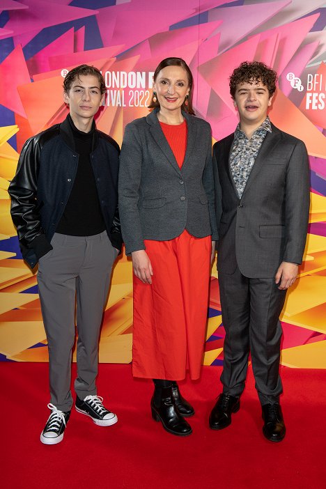 Premiere Screening of "My Father's Dragon" during the 66th BFI London Film Festival at NFT1, BFI Southbank, on October 8, 2022 in London, England - Jacob Tremblay, Nora Twomey, Gaten Matarazzo - Isän lohikäärme - Tapahtumista