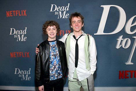 Los Angeles Premiere Of Netflix's 'Dead To Me' Season 3 held at the Netflix Tudum Theater on November 15, 2022 in Hollywood, Los Angeles, California, United States - Luke Roessler, Sam McCarthy - Dead to Me - Season 3 - Events