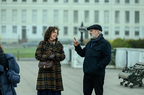 Olivia Colman, Sam Mendes - Říše světla - Z natáčení