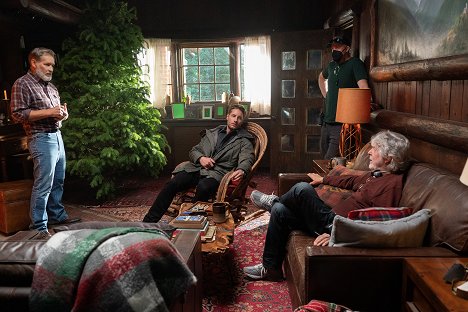 James Remar, Justin Hartley, Charles Shyer - The Noel Diary - Tournage