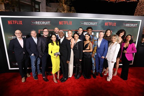 Netflix's The Recruit Los Angeles Premiere at The Grove AMC on December 08, 2022 in Los Angeles, California - Ted Sarandos, Kristian Bruun, Aarti Mann, Colton Dunn, Vondie Curtis-Hall, Laura Haddock, Noah Centineo, Fivel Stewart, Alexi Hawley, Kaylah Zander, Angel Parker - The Recruit - Events