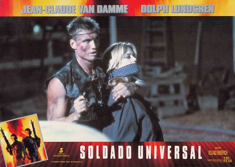 Dolph Lundgren, Ally Walker - Universal Soldier - Lobbykaarten