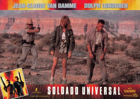 Ally Walker, Jean-Claude Van Damme - Universal Soldier - Cartes de lobby