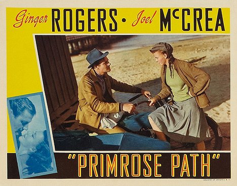 Joel McCrea, Ginger Rogers - Primrose Path - Cartes de lobby