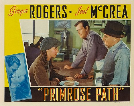 Ginger Rogers, Joel McCrea, Henry Travers - Primrose Path - Lobbykaarten
