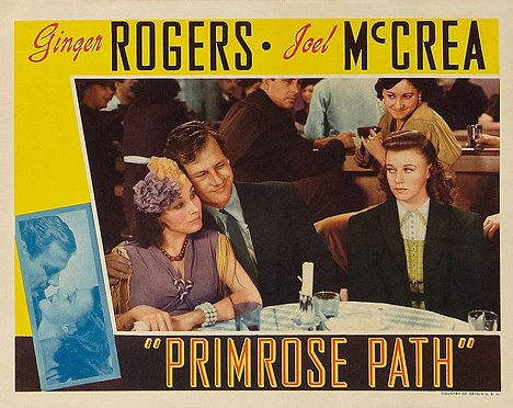 Joel McCrea, Ginger Rogers - Primrose Path - Lobbykarten