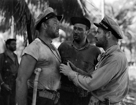 Ward Bond, John Wayne, Robert Montgomery - Schnellboote vor Bataan - Filmfotos