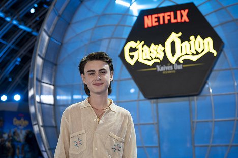 "Glass Onion: A Knives Out Mystery" U.S. premiere at Academy Museum of Motion Pictures on November 14, 2022 in Los Angeles, California - Jaeden Martell - Na nože: Glass Onion - Z akcí