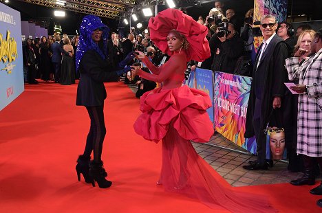 BFI London Film Festival closing night gala for "Glass Onion: A Knives Out Mystery" at The Royal Festival Hall on October 16, 2022 in London, England - Grace Jones, Janelle Monáe - Glass Onion: A Knives Out Mystery - Events