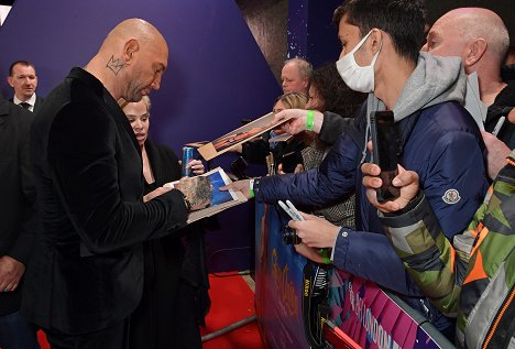 BFI London Film Festival closing night gala for "Glass Onion: A Knives Out Mystery" at The Royal Festival Hall on October 16, 2022 in London, England - Dave Bautista - Na nože: Glass Onion - Z akcí