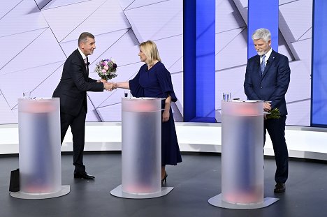 Andrej Babiš, Danuše Nerudová, Petr Pavel - Cesta na Hrad: Debata - Van film