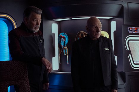 Jonathan Frakes, Patrick Stewart - Star Trek: Picard - Disengage - Photos
