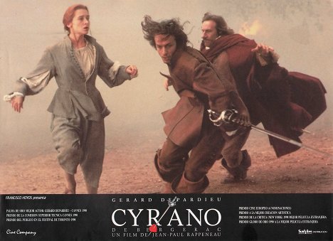 Anne Brochet, Vincent Perez, Gérard Depardieu - Cyrano de Bergerac - Vitrinfotók
