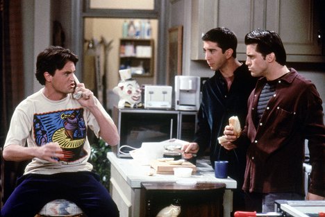 Matthew Perry, David Schwimmer, Matt LeBlanc - Przyjaciele - Ten z naćpanym facetem - Z filmu