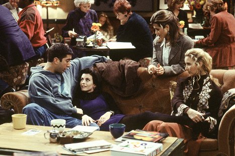 David Schwimmer, Courteney Cox, Jennifer Aniston, Lisa Kudrow - Friends - The One with the Stoned Guy - Photos