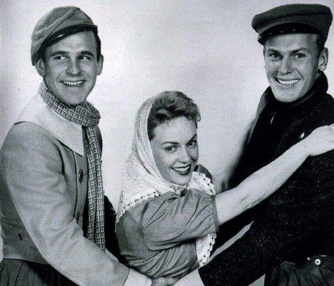 Dick Button, Peggy King, Tab Hunter - Hans Brinker and the Silver Skates - Werbefoto