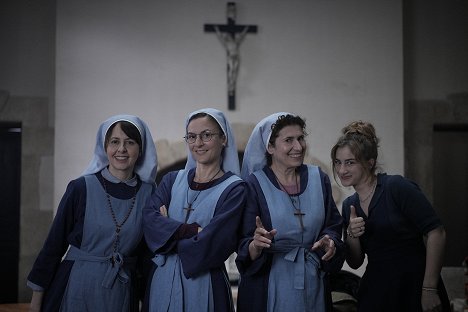 Valérie Bonneton, Camille Chamoux, Guilaine Londez - Das Nonnenrennen - Dreharbeiten