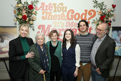 Trailer Launch Event at The Crosby Street Hotel, New York on January 13, 2023 - Kelly Fremon Craig, Ann Roth, Judy Blume, Abby Ryder Fortson, Benny Safdie, James L. Brooks - Are You There God? It's Me, Margaret - Tapahtumista