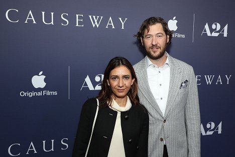 Apple Original Films and A24 special screening of “Causeway” at The Metrograph Theatre" on February11, 2022 - Ottessa Moshfegh, Luke Goebel - Mosty - Z akcí