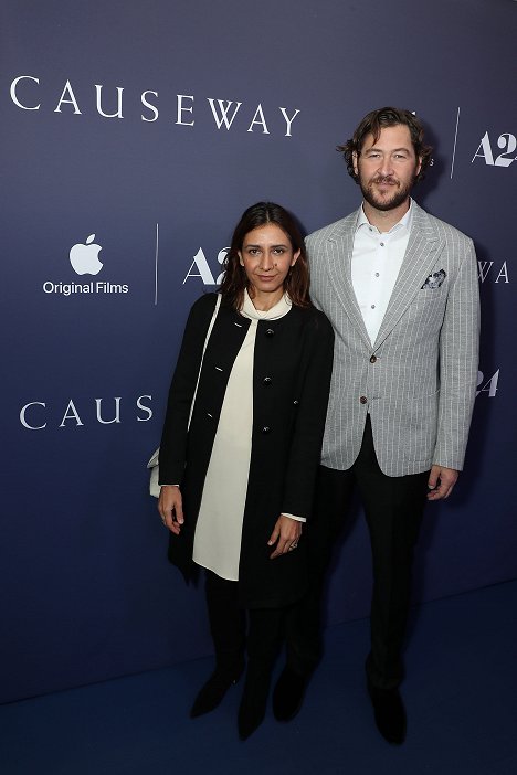 Apple Original Films and A24 special screening of “Causeway” at The Metrograph Theatre" on February11, 2022 - Ottessa Moshfegh, Luke Goebel - Mosty - Z akcí