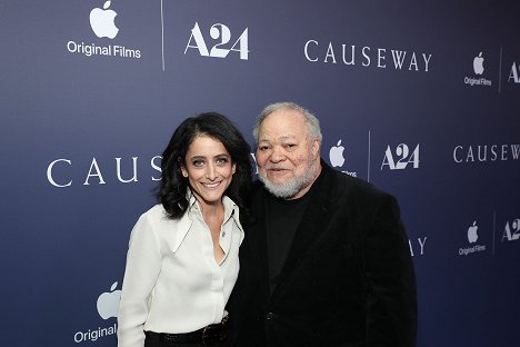 Apple Original Films and A24 special screening of “Causeway” at The Metrograph Theatre" on February11, 2022 - Lila Neugebauer, Stephen McKinley Henderson - Mosty - Z akcí
