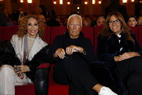 "Milano: The Inside Story Of Italian Fashion" Red Carpet Premiere - Marisa Berenson, Giorgio Armani