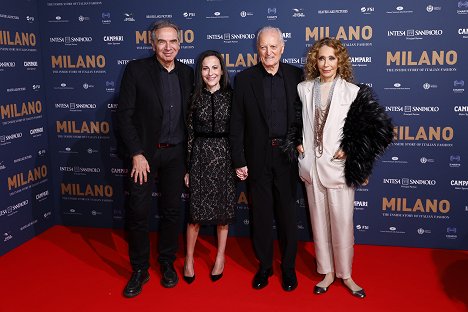 "Milano: The Inside Story Of Italian Fashion" Red Carpet Premiere - Carlo Capasa, Santo Versace, Marisa Berenson - Milano: The Inside Story of Italian Fashion - Events