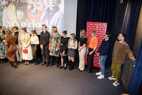 Premiérová projekce v Edison Filmhubu 28. 2. 2023 - Maxmilián Kocek, Sára Korbelová, Karolin Omastová, Tomas Sean Pšenička, Kryštof Švehlík, Leona, Iva Kruntorádová, Vivien Machková, Iva Pazderková, Jakub Žáček, Jiří Burian - Sex O'Clock - Eventos