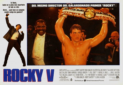 Richard Gant, Tommy Morrison - Rocky V - Lobby Cards