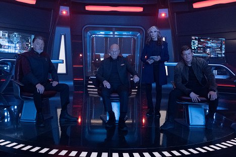 Jonathan Frakes, Patrick Stewart, Gates McFadden, Ed Speleers - Star Trek: Picard - Bez szans - Z filmu