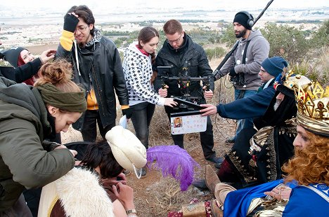 Alejandro Montecatine, Mariel Giraldo, Andres Mendoza, Eduardo Duro, Antonio Martín - Oro, incienso y mirra - De filmagens