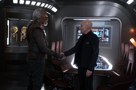 Michael Dorn, Patrick Stewart - Star Trek: Picard - Die Bounty - Filmfotos