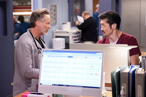 Steven Weber, Brian Tee - Chicago Med - This Could Be the Start of Something New - Photos